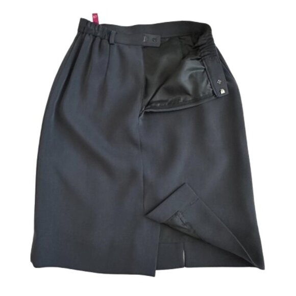 Unknown Source Women's S/M (Waist 67) Gray Midi Straight Fully Lined Skirt - Picture 6 of 13